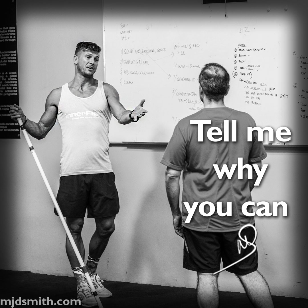 Tell me why you can