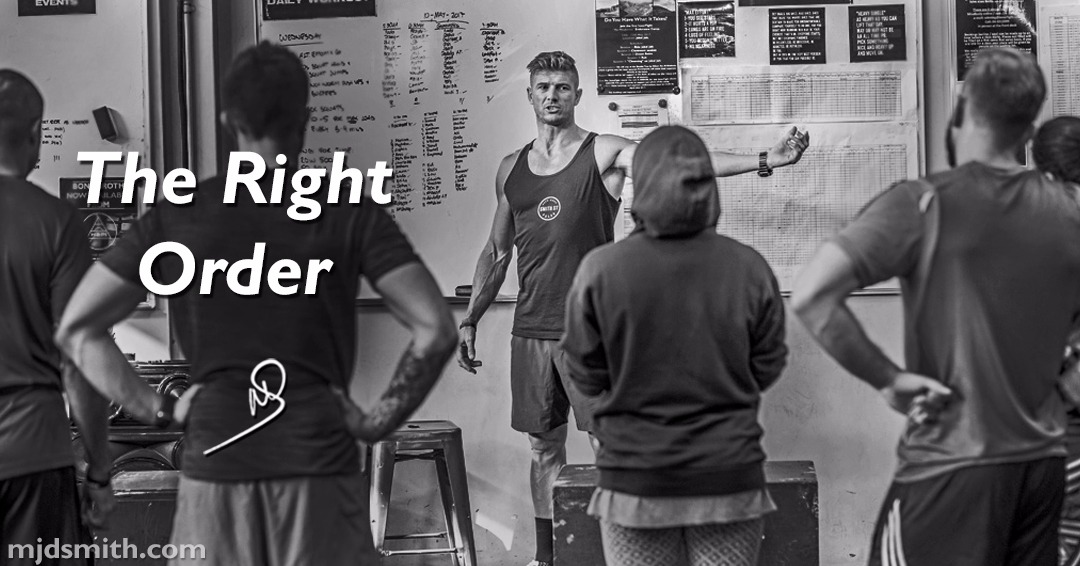 The Right Order