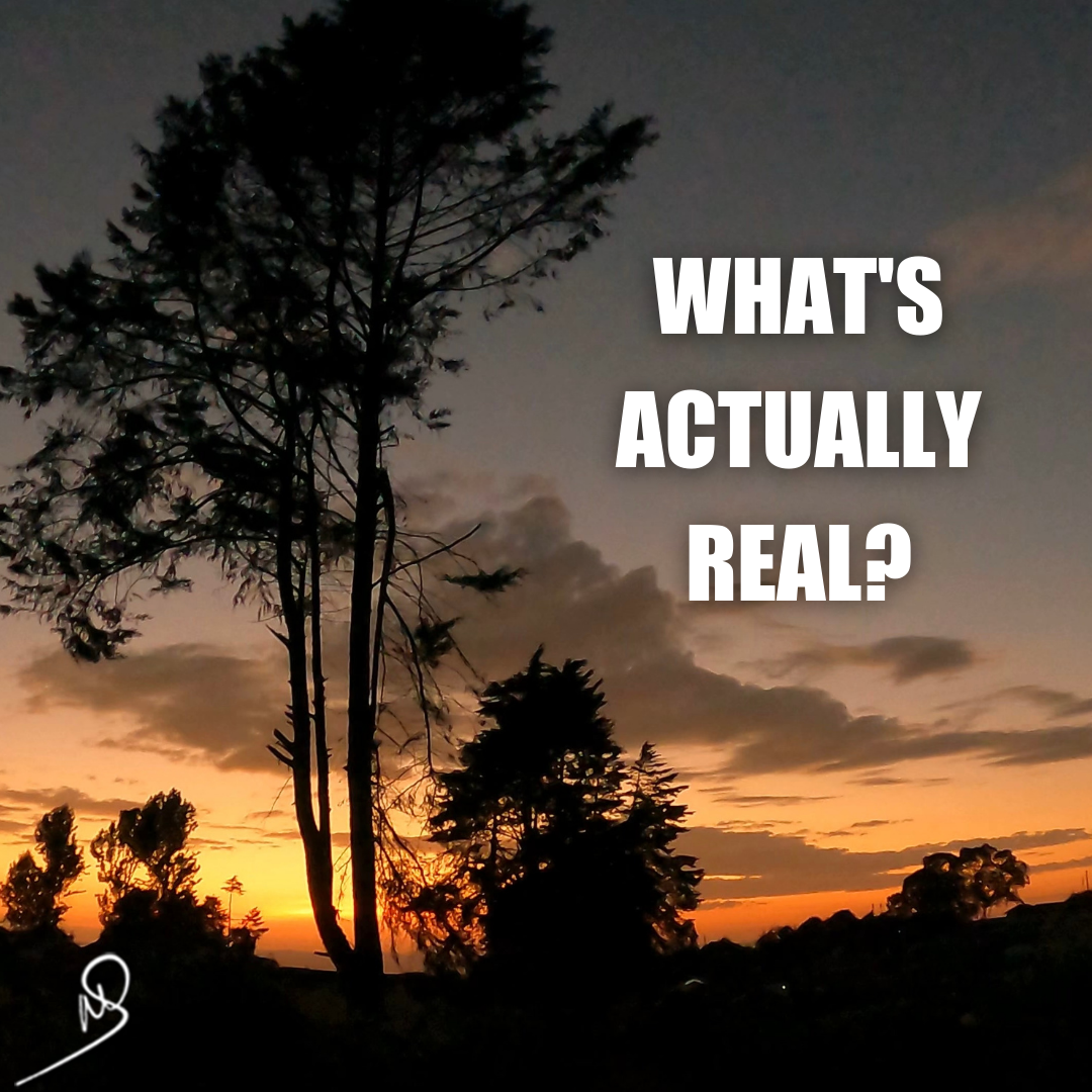 What’s actually real?