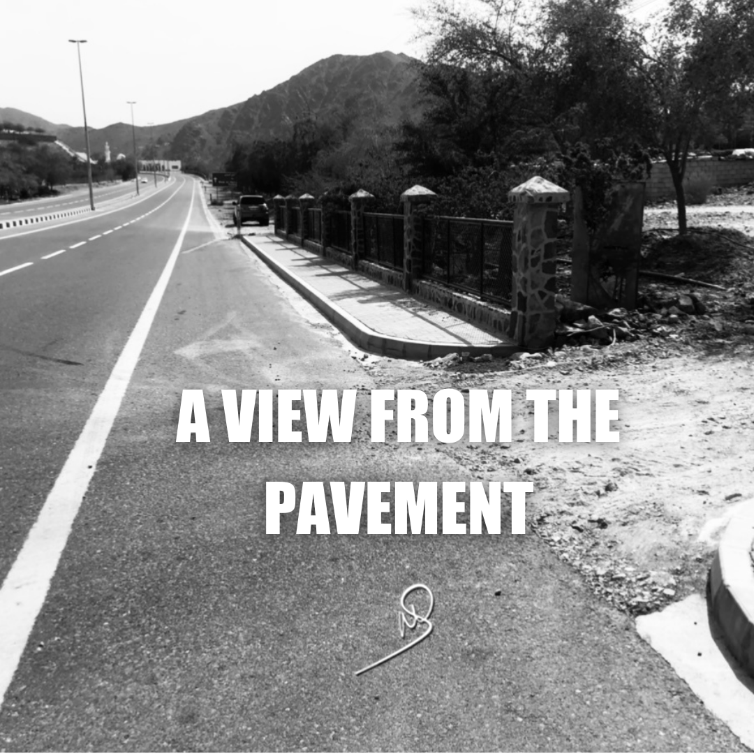 A view from the pavement
