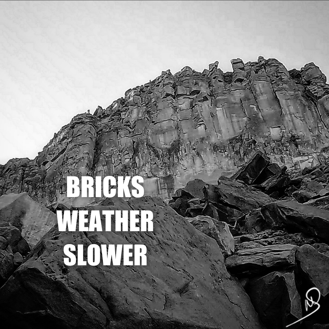 Bricks weather slower